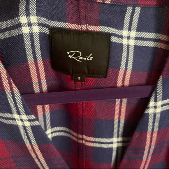 Rails Front Tie Sloane Blouse - Picture 5 of 8